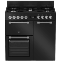 Beko 90cm Multifunction Dual Fuel Anthracite Freestanding Oven