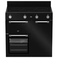 Beko 90 cm Black Induction Multi Door Freestanding Oven