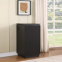 Tauris Broadway Hifi Rack Ready To Assemble Black 550x550x1029mm