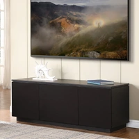 Tauris Broadway TV Unit Tall Ready To Assemble Black 1800x600x679mm