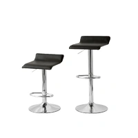 LENOXX BAR STOOL,  SWIVEL LEG, PU MATERIAL, 33 X 38 X 86.5CM