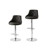 LENOXX BAR STOOL,  SWIVEL LEG, PU MATERIAL, MEAS. 56 X 51 X 105CM