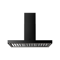 Belling 110cm T-Shape Canopy Rangehood - Black BTC110BG