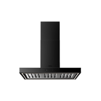 Belling 90cm T-Shape Canopy Rangehood - Black BTC90BG