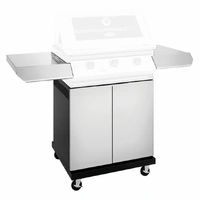 BeefEater Trolley Only for 1200 Series 3 Burner BBQ - Stainless Steel BTR1230SB