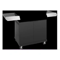 BeefEater 1200 Series Black Enamel 4 Burner BBQ Trolley w/ Side Burner BTR1241BB