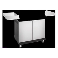 BeefEater 1200 Series Stainless Steel 4 Burner BBQ Trolley w/ Side Burner & Shelf BTR1241SB