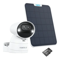 Reolink Argus Track+Solar Panel 2+64GB SD Card 4K Smart WiFi Battery Cam w Auto-Zoom Track BWPTDB4K10SP64