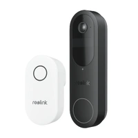 Reolink Battery Doorbell Black with Chime and 64GB BWS2KDB