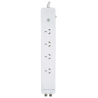 THOR CORE 4 OUTLET POWER FILTER - FIREPROOF MOV, FIRE RETARDANT HOUSING, F Type 1 In: 1 Out