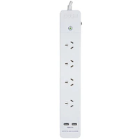 THOR CORE 4 OUTLET POWER FILTER - FIREPROOF MOV, FIRE RETARDANT HOUSING, USB