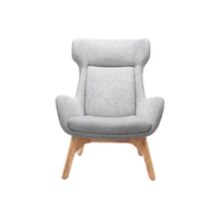 Calypso Wing Back Lounge Chair - Light Grey CALYPSO-LG