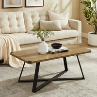 Criterion Capri Coffee Table Ready To Assemble Dark Oak 1100x550x430mm CAPRI-CT1100DO
