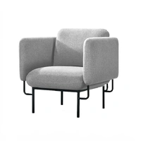 Capri One Seater Lounge - Light Grey CAPRI1-LG