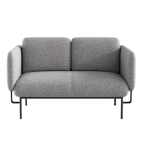 Capri 2 Seater Lounge - Light Grey CAPRI2-LG