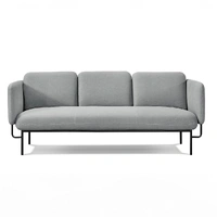 Capri Three Seater Lounge - Light Grey CAPRI3-LG