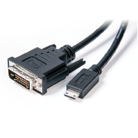 Laser 2m Mini HDMI to DVI Cable Male to Male CB-DVI-MHDMM2