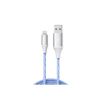 Laser LED Charging Cable 1m Lightning Blue CB-LED9PINBLU