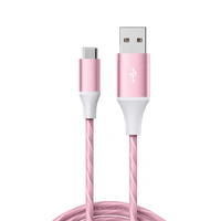 Laser LED Charging Cable 1m USB-C Pink CB-LEDUSBCPNK