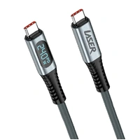 Laser 1m High Speed USB-C 3.2 Charging Cable with LED Indicator 240W CB-UC32D-252