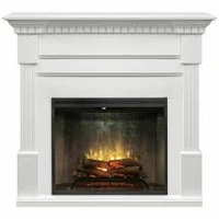 Dimplex 2kW Caden Mantle w/ 30" Revillusion Firebox- White finish