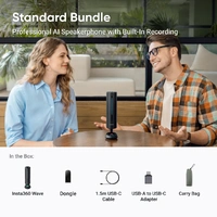 Insta360 Wave Graphite Black CINSABCA-WAVE02