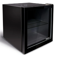 48LTR GLASS DOOR BLACK BAR FRIDGE