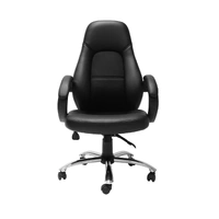 High Back Commercial Grade Executive Chair - Black PU CL410