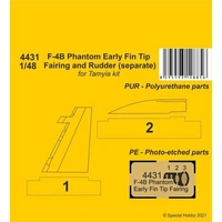 CMK 1/48 F-4B Phantom Early Fin Tip Fairing and Rudder (separate)