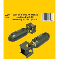 CMK 1/48 2000 Lb Bomb AN-M66A2 equipped with Fin Assembly M116A1 (2 pcs.)
