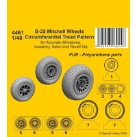 CMK 1/48 B-25 Mitchell Wheels/Circumferential Tread Pattern