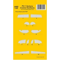 CMK 1/48 PV-1 Ventura Control Surfaces