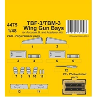 CMK 1/48 TBF-3/TBM-3 Wing Gun Bays  / for Accurate/Academy kits