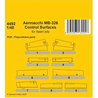 CMK 1/48 Aermacchi MB-326 Control Surfaces