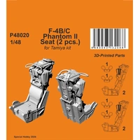 CMK 1/48 F-4B Phantom Seat (2 pcs.)  for Tamiya kit