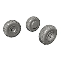 CMK 1/72 P-40 Wheels – Cross Tread for Special Hobby kit