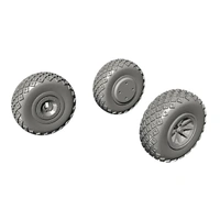 CMK 1/72 P-40 Wheels – Diamond and Hole Tread for Special Hobby