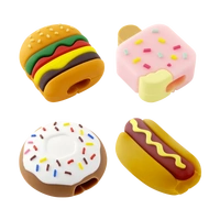 Crest Cable Protectors Novelty - Assorted 4 Pack - Mixed Carton of 8pcs - 2 x flowers, 2 x animals, 2 x fruit, 2 x food  CMM14382
