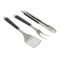  COLEMAN 3 PIECE BBQ TOOL SET (SPATULA, TONGS, FORK) 
