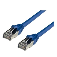 Powertec Cat6A Shielded Ethernet Cable S/FTP, 1m