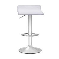 Urban Style Craig Bar Stool Set of 2 RTA White 380x420x840mm CRAIGBSS2WH