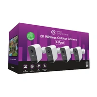 Laser Connect Smart Home 2K Outdoor Camera 4 Pack CSH-2KODCQ928