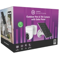 Laser Connect Smart Home 2K Outdoor Pan and Tilt Camera with Solar Panel CSH-2KOPT-959