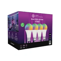 Laser Connect 10W Smart RGB Bulb B22 4 Pack CSH-B22RGB10W4PACK