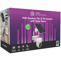 Laser Connect Smart Home FHD Outdoor Pan and Tilt Camera with Solar Panel CSH-ODPNT-942