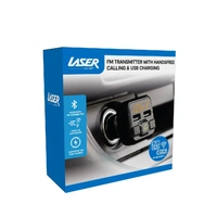 Laser Bluetooth FM Transmitter with LED Display and USB Charger CT-BTFM2A-842