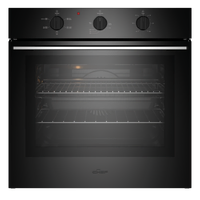 Chef 60cm 5 Function Oven with 10A Plug Matte Black CVE6312DC