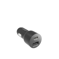 Cygnett CarPower 20W Car Charger Dual Port USB-A and USB-C CY3637CYCCH