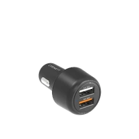 Cygnett CarPower 30W Car Charger Dual Port USB-A - Black CY3680CYCCH