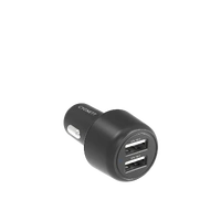 Cygnett CarPower 12W Dual USB-A Car Charger - Black CY3697CYCCH